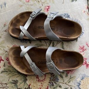 Birkenstock Women's Silver Sandals